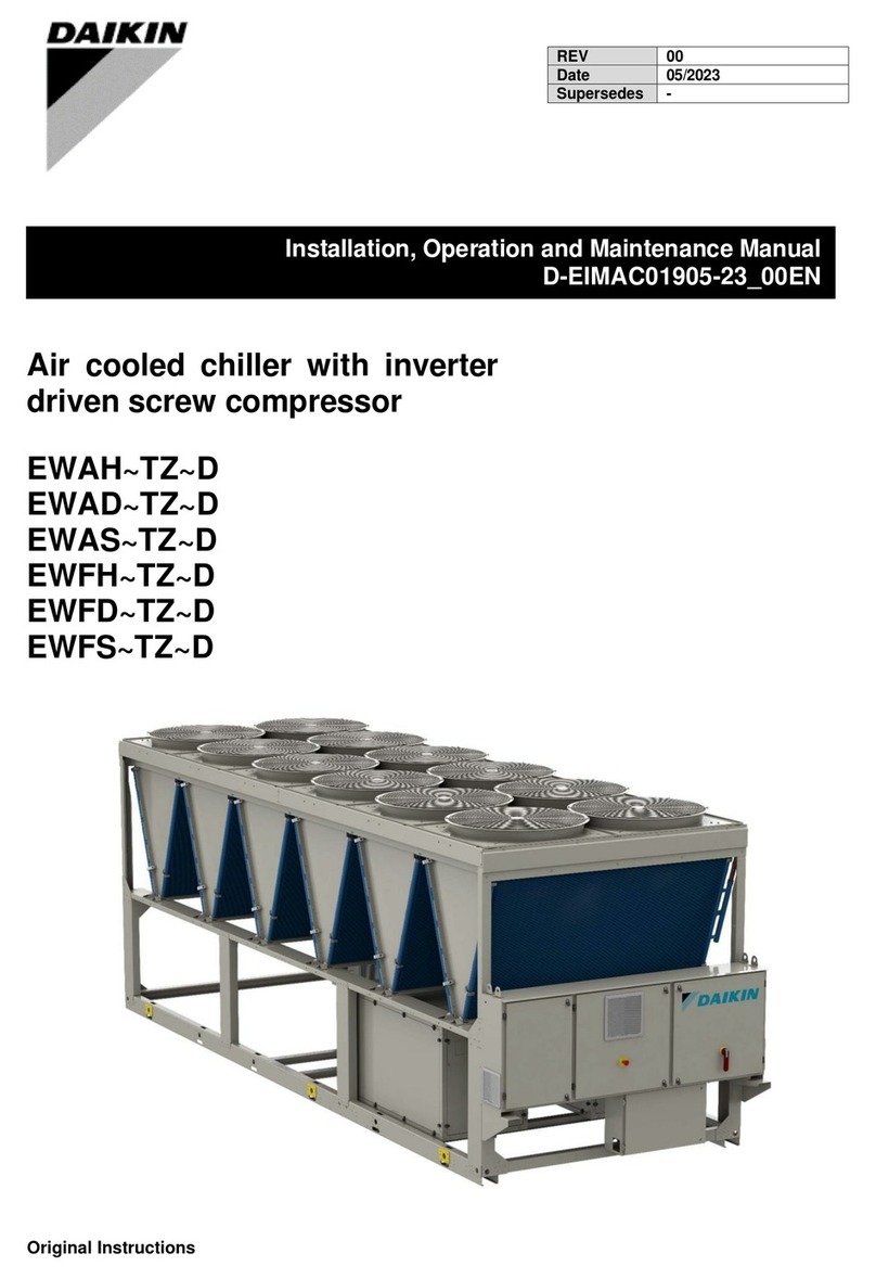 Daikin EWAH TZ D Series Installation, operation and maintenance manual