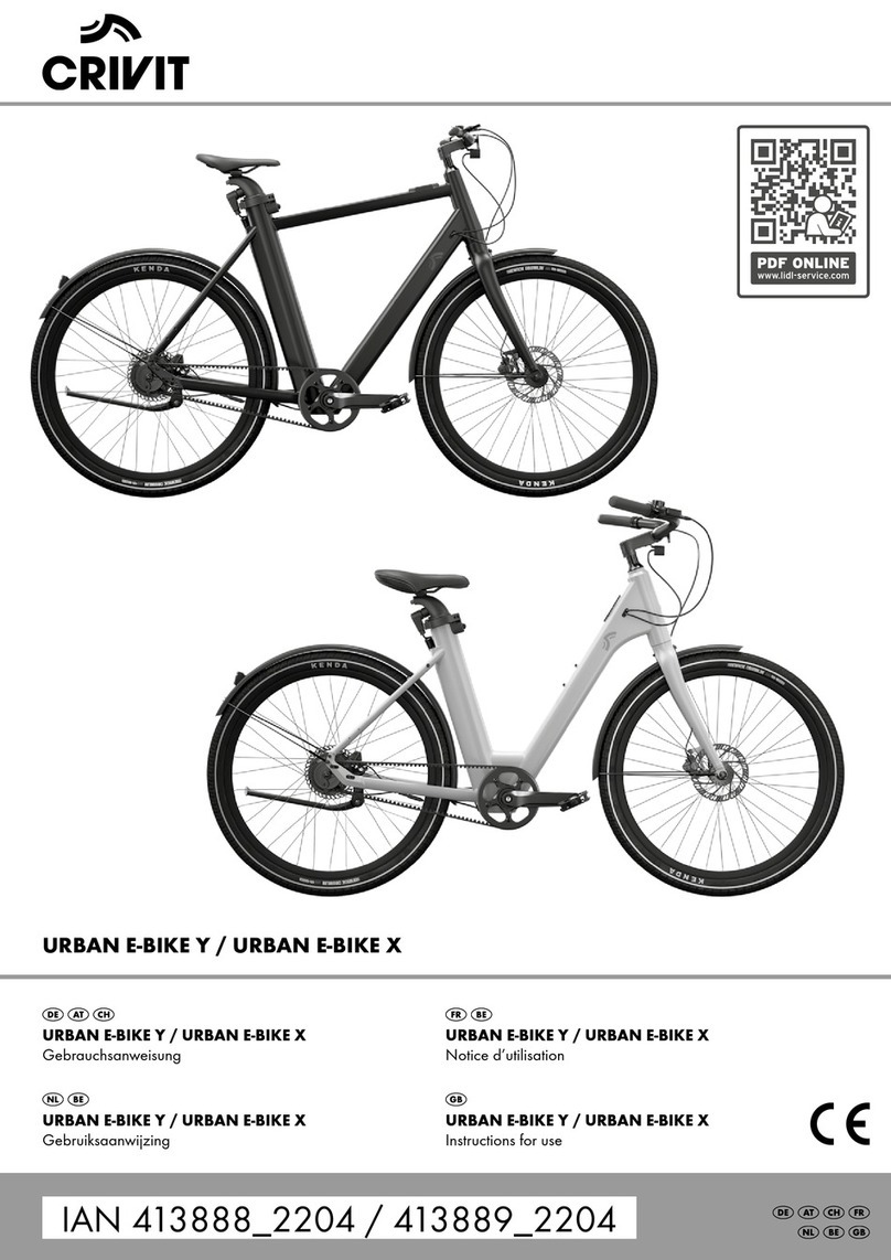 Crivit URBAN E-BIKE Y Instructions for use
