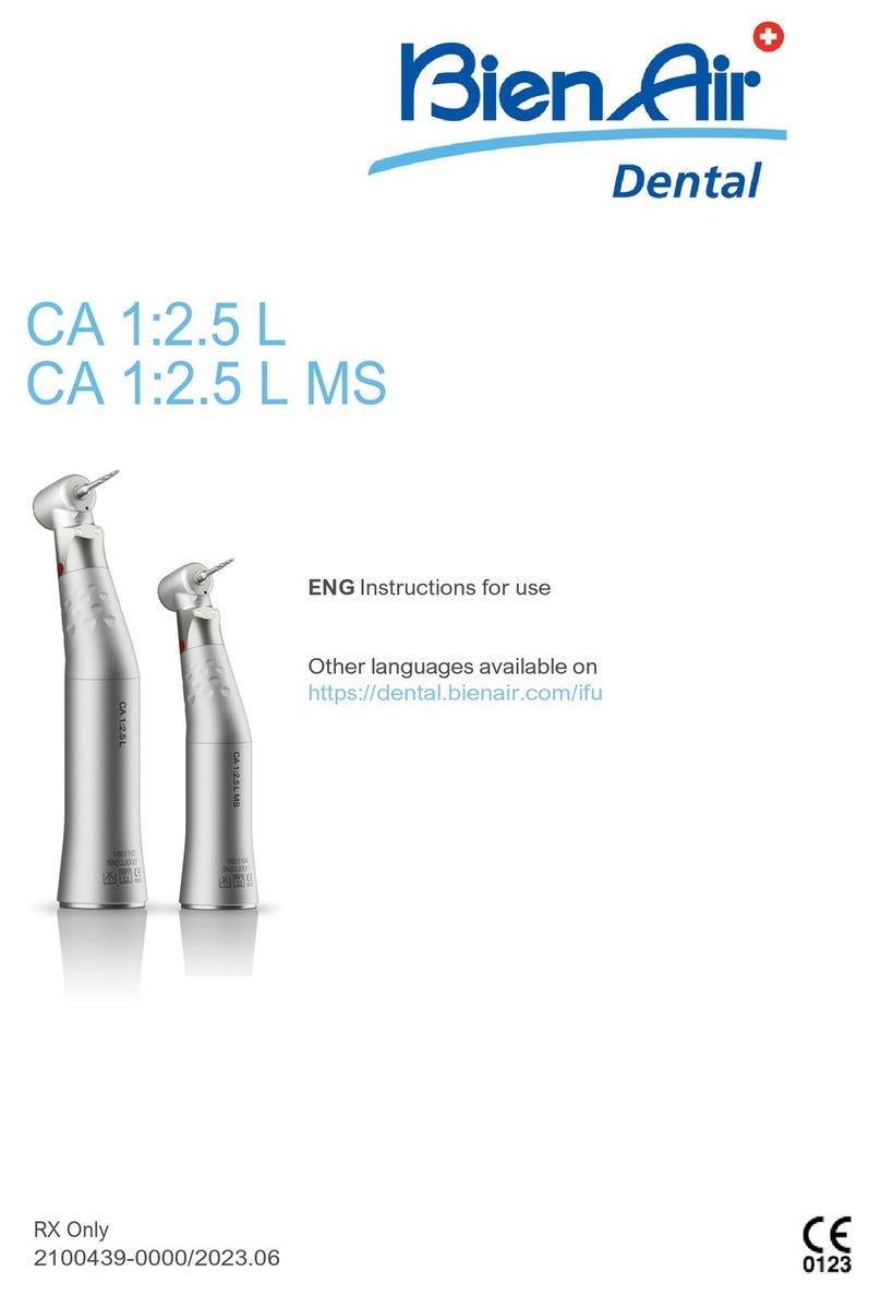 Bien-Air Dental CA 1:2.5 L Instructions for use