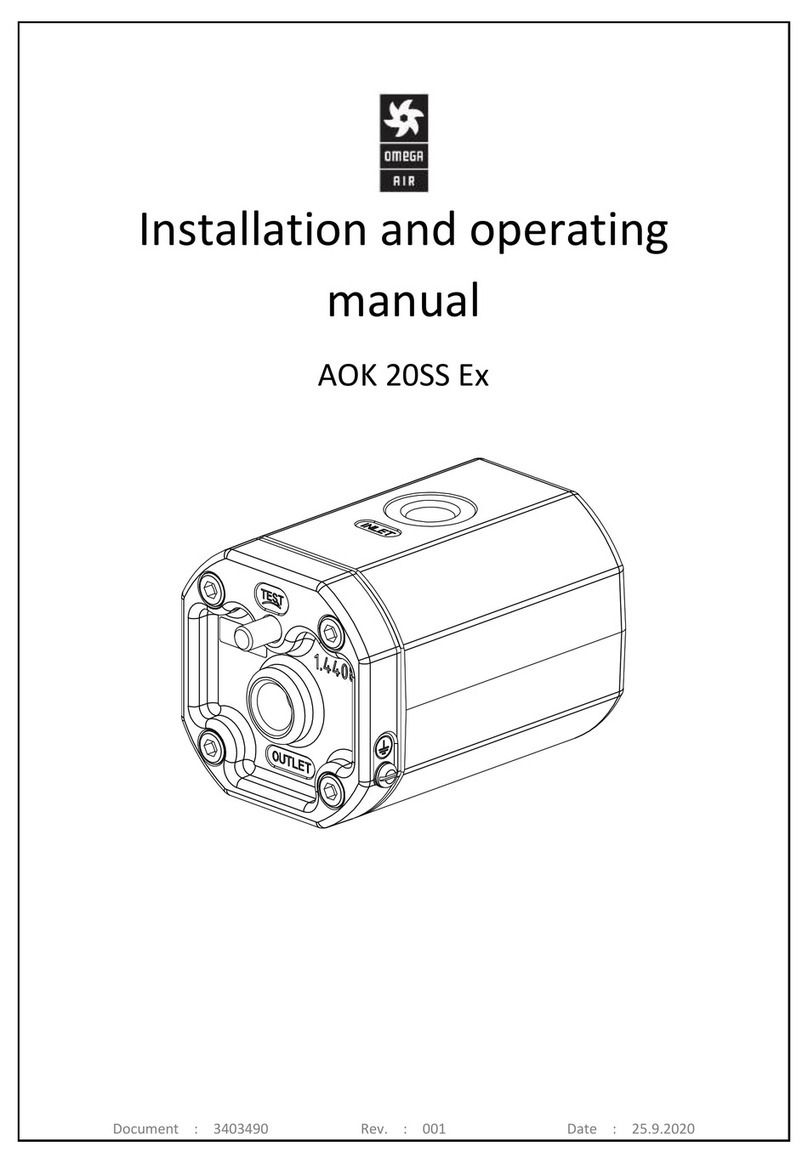 Omega AOK 20SS Ex User manual
