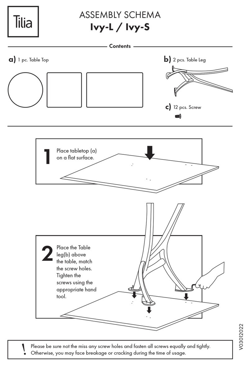Tilia Ivy-L Assembly manual