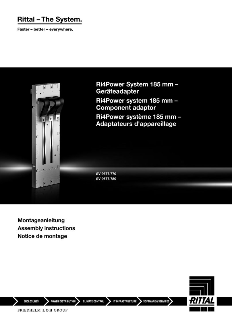 Rittal SV 9677.770 Assembly instructions