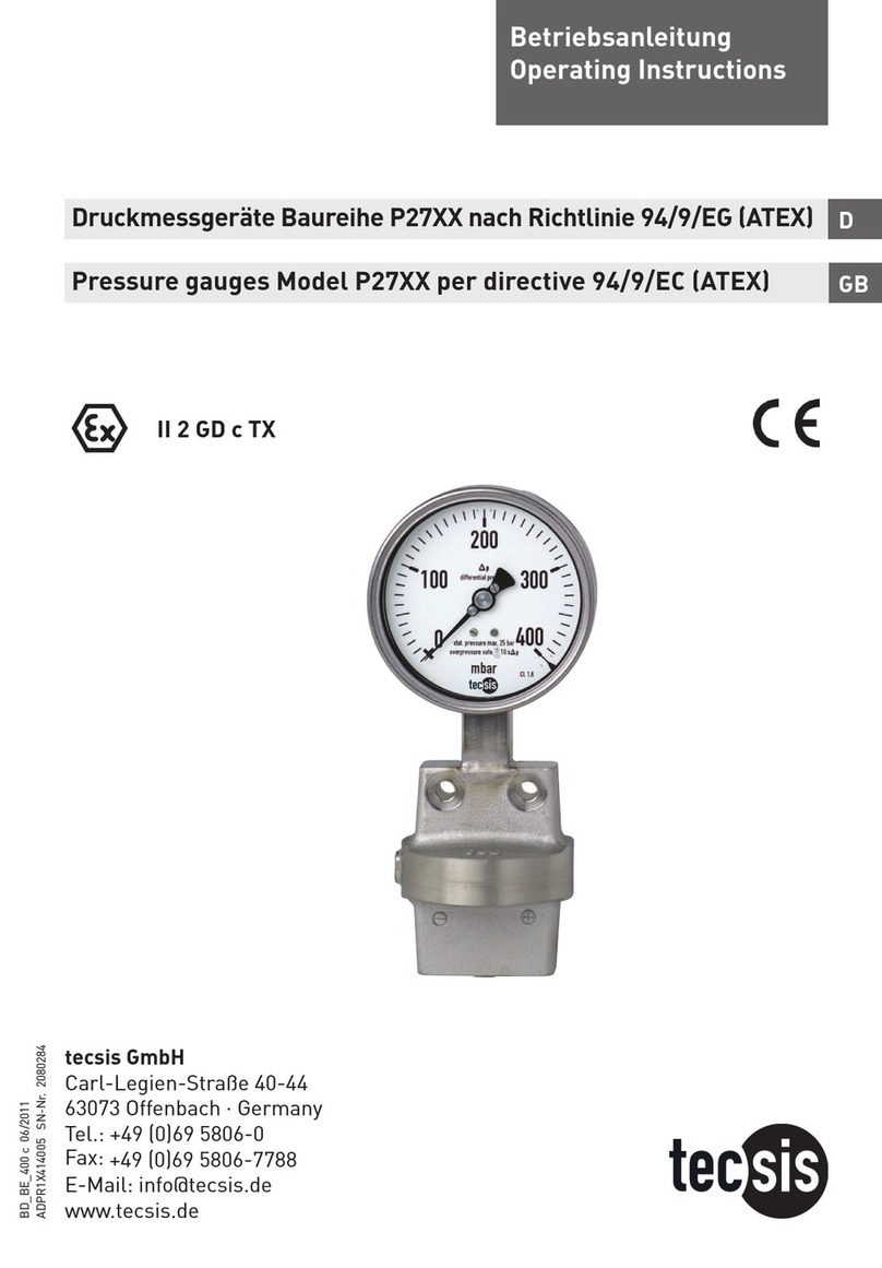 Tecsis P27 Series operating instructions