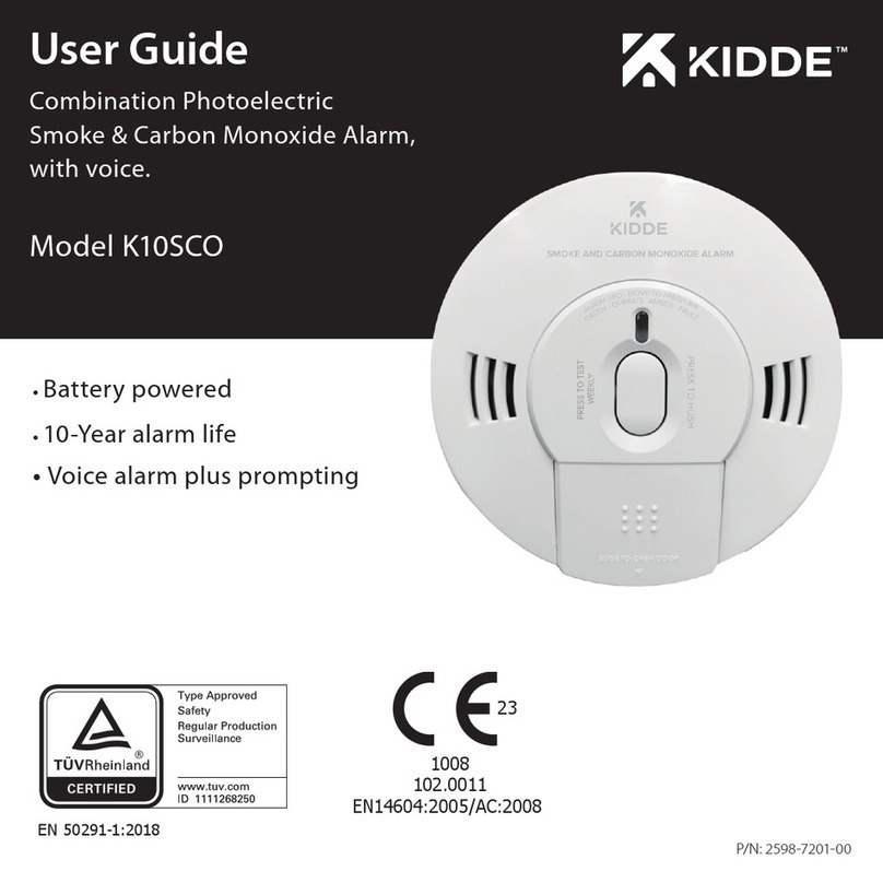Kidde K10SCO User manual
