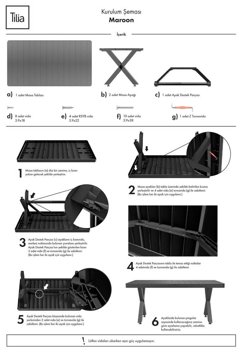 Tilia Maroon Assembly guide