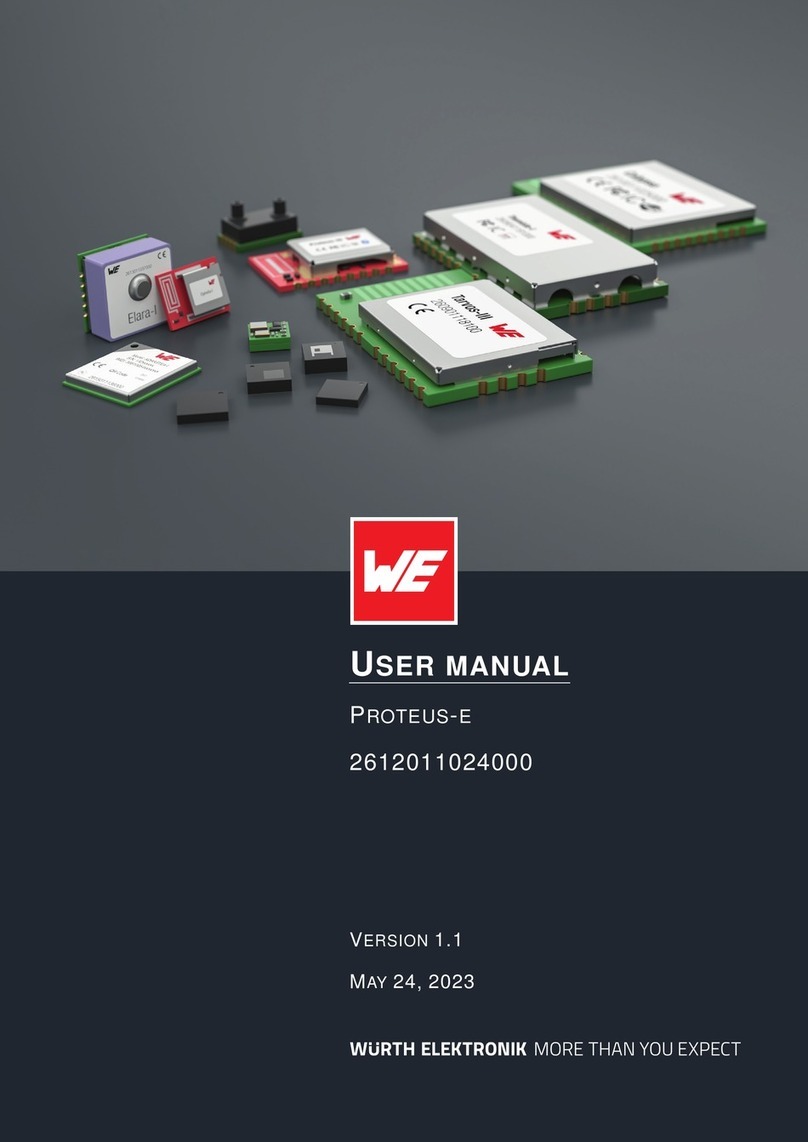 Wurth Elektronik Proteus-E User manual