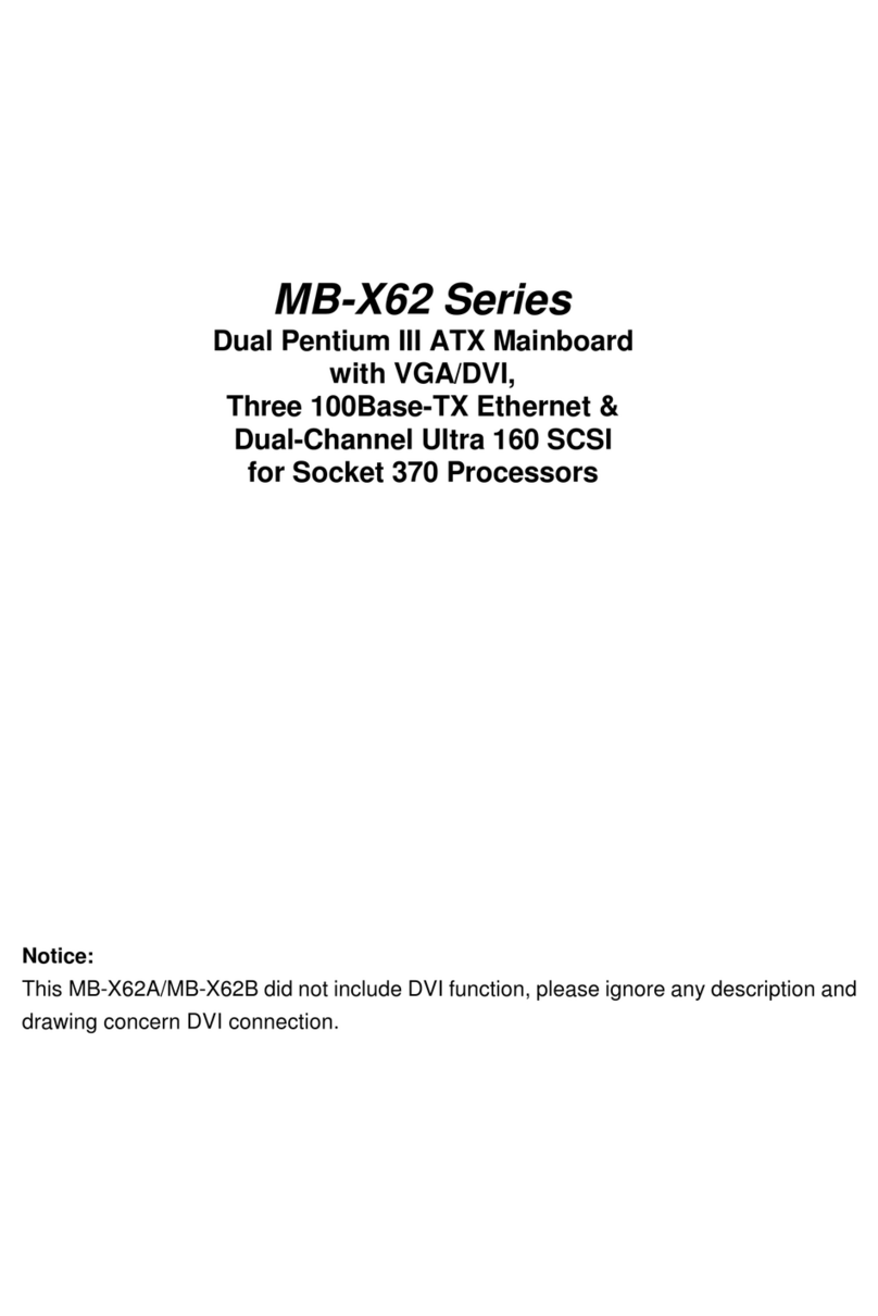 Lanner electronics MB-X62 Series manual Lanner electronics MB-X62 Series manual