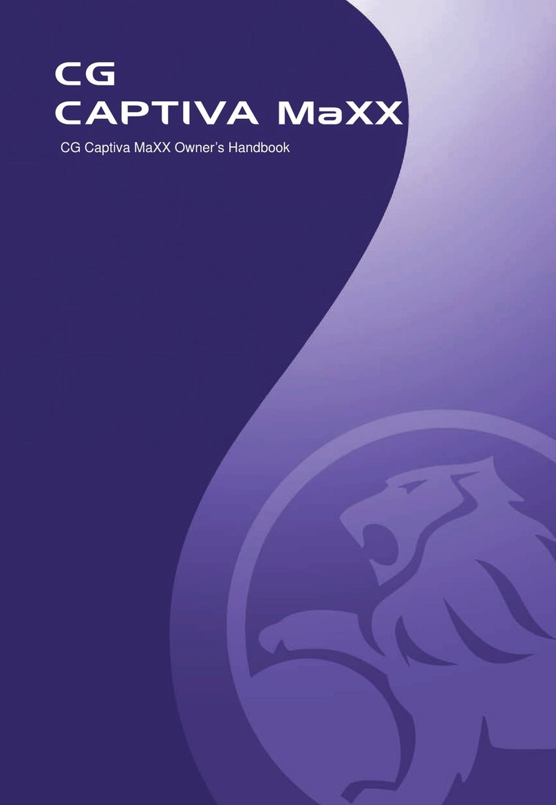 HOLDEN CG Captiva MaXX 2007 User guide