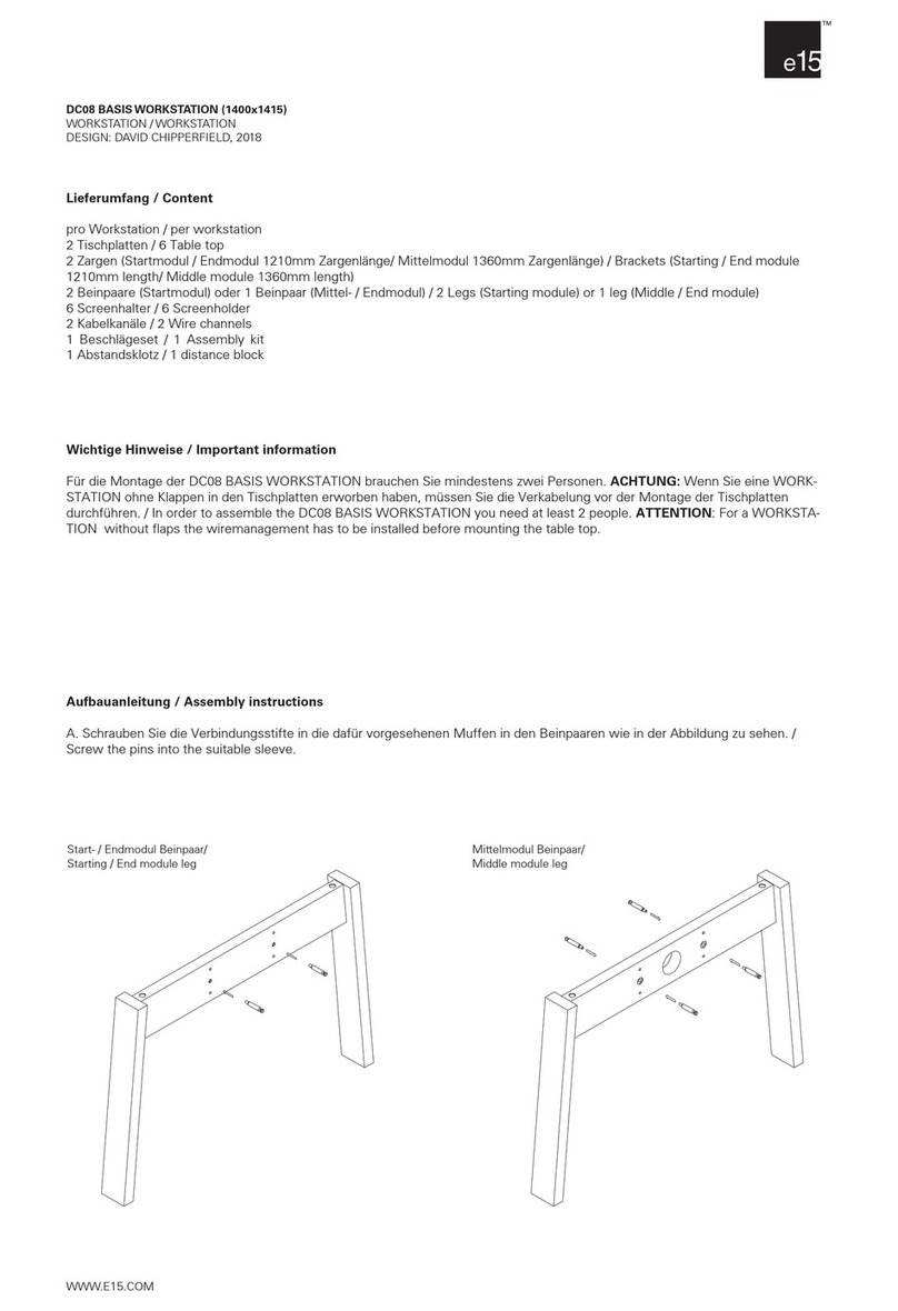 E15 BASIS DC08 User manual