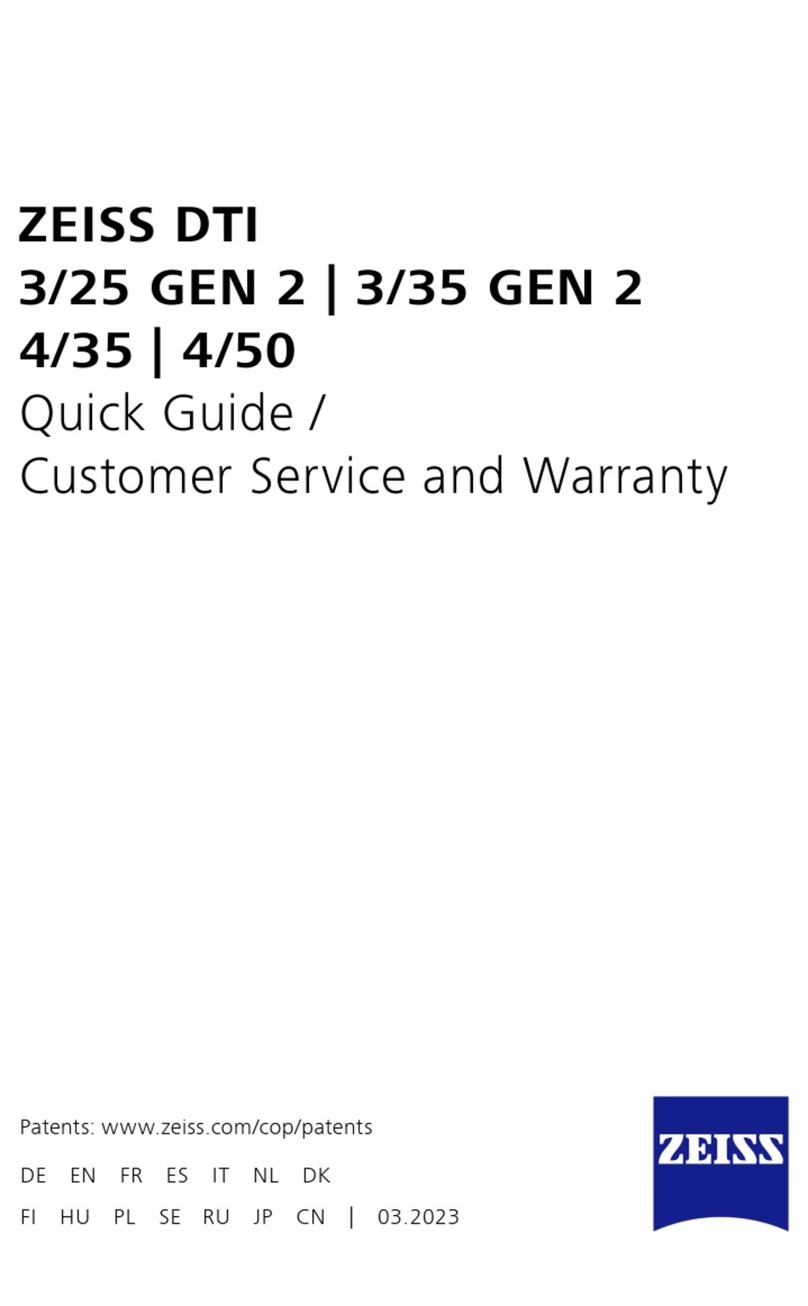 Zeiss DTI 3/25 GEN 2 User manual