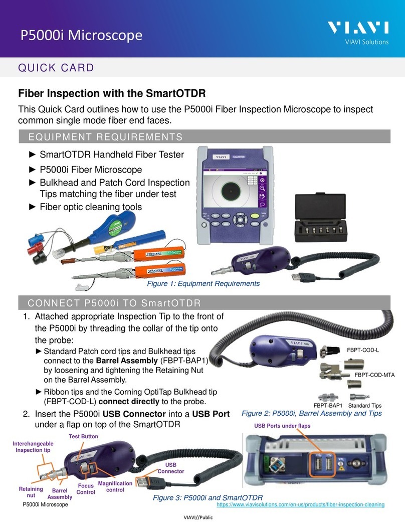 Viavi P5000i quick start guide