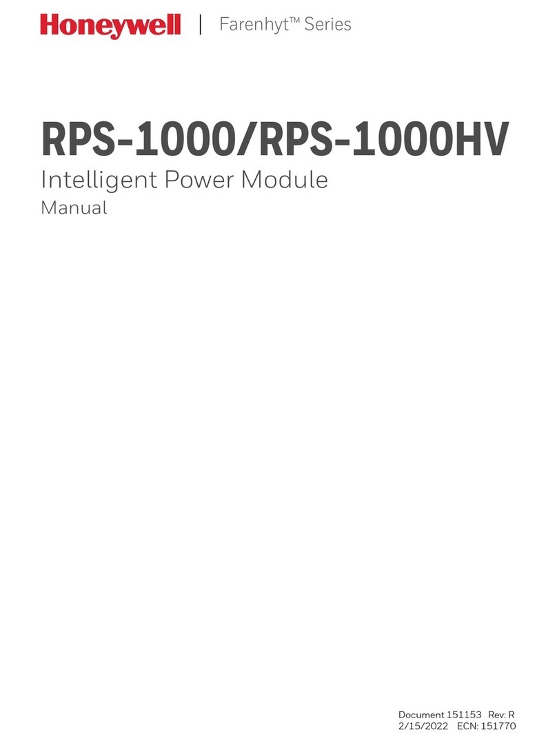 Honeywell Farenhyt RPS-1000HV User manual