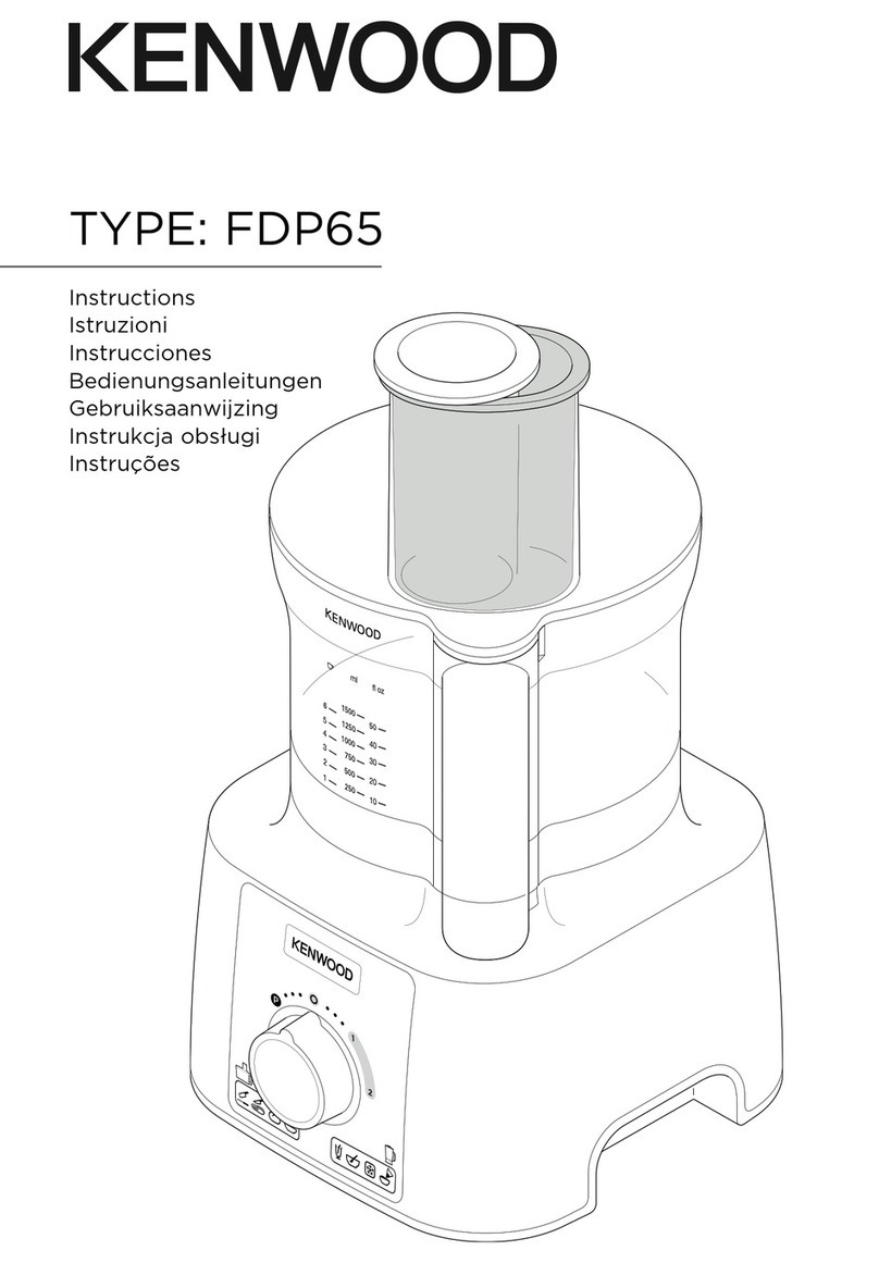 Kenwood MultiPro Express FDP65.450WH User manual