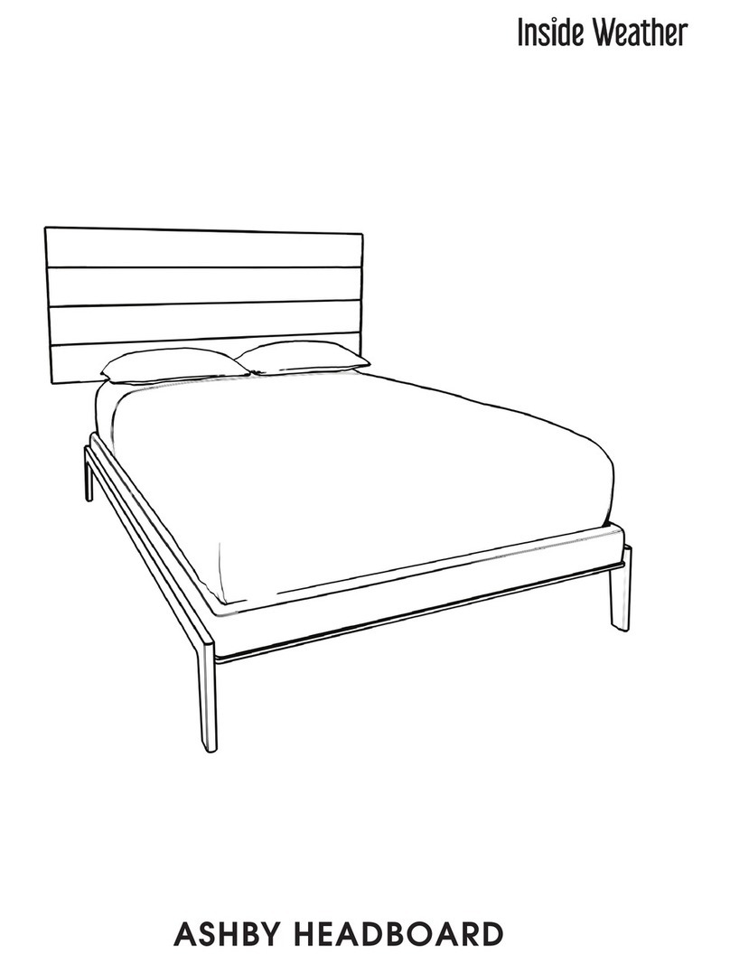 Inside Weather ASHBY HEADBOARD manual