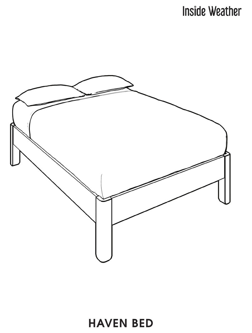 Inside Weather HAVEN BED User manual Inside Weather HAVEN BED User manual