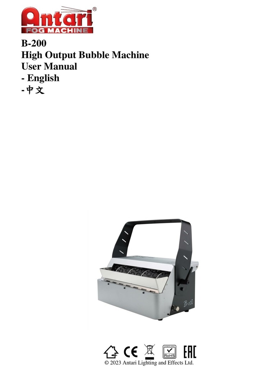 Antari B-200 User manual