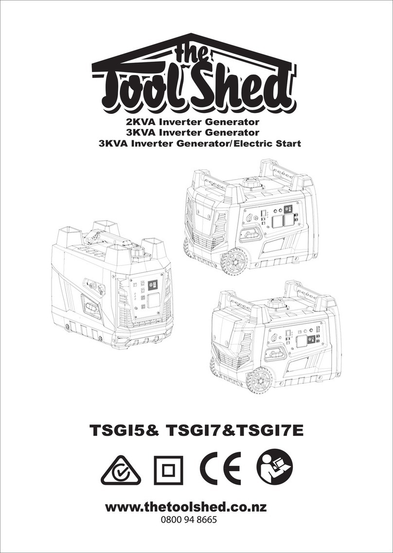 Tool Shed TSGI5 User manual