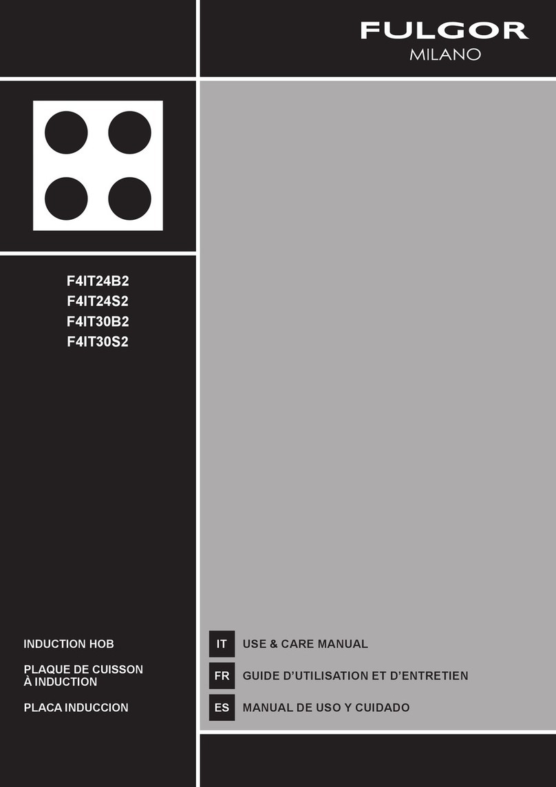 Fulgor Milano F4IT24B2 Use & care manual