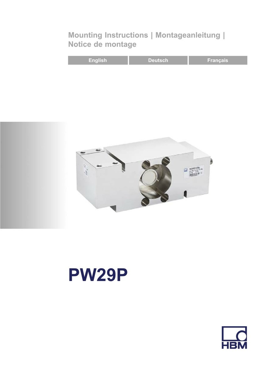 HBM PW29P Series Mounting instructions
