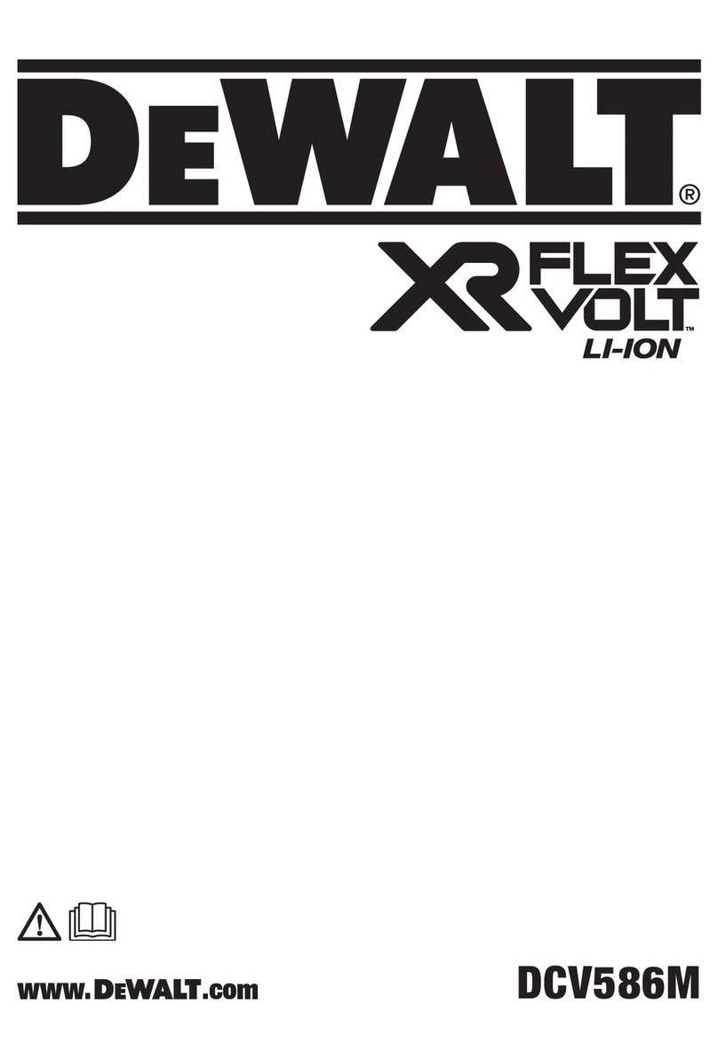 DeWalt DCV586 User manual