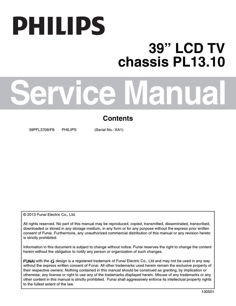 Philips 39PFL3708/F8 Service manual