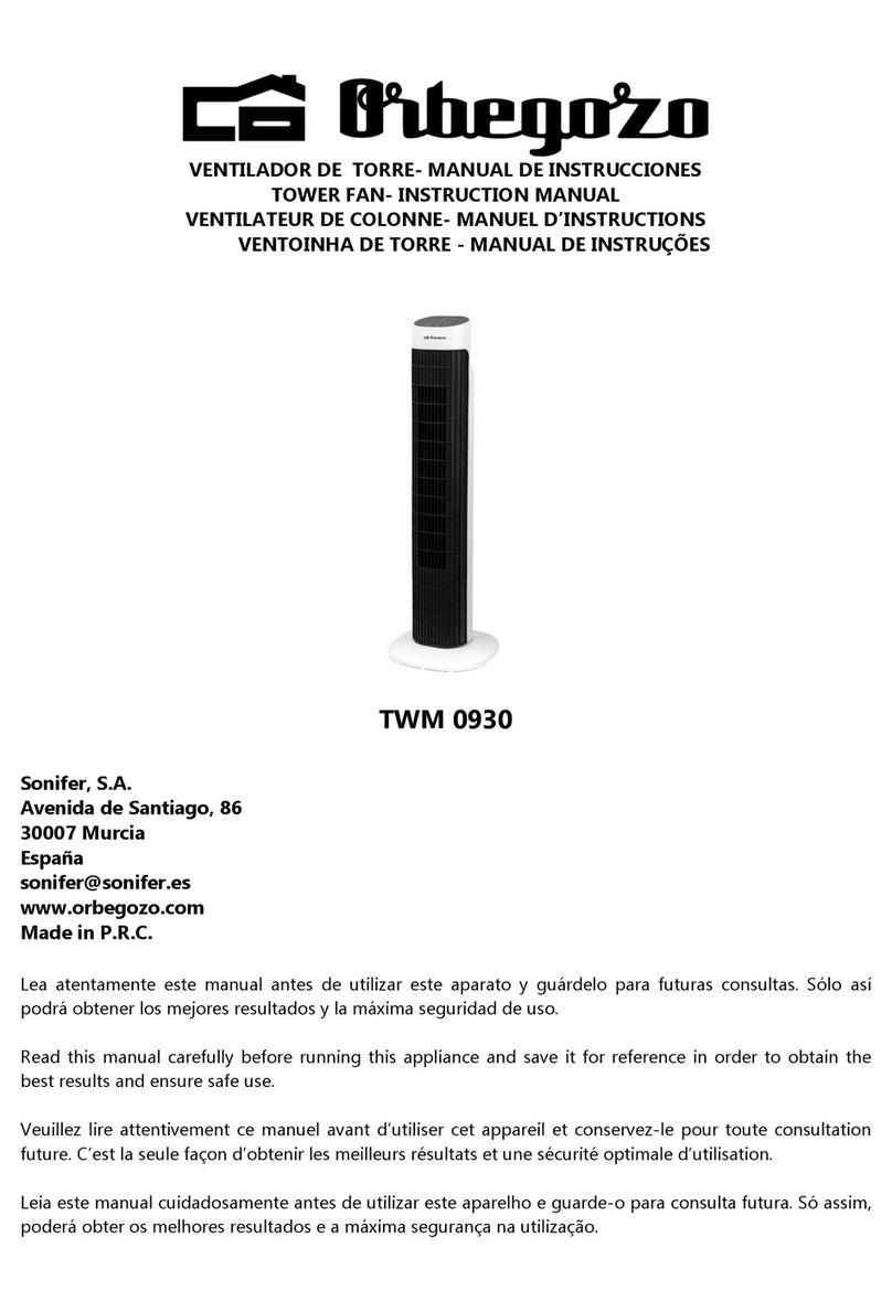 Orbegozo TWM 0930 User manual Orbegozo TWM 0930 User manual