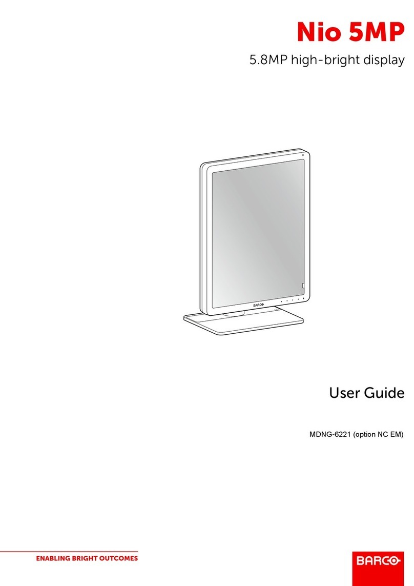 Barco MDNG-6221 User manual