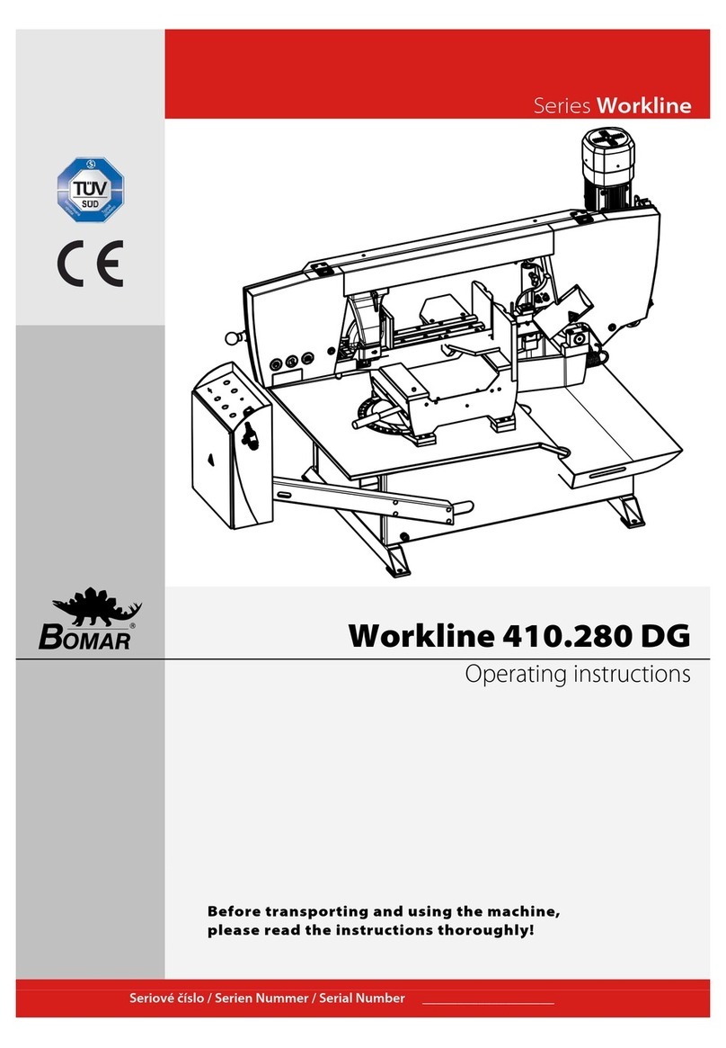 Bomar Workline 410.280 DG operating instructions