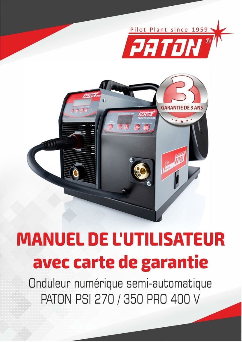 Paton PSI 270 PRO 400 V manual