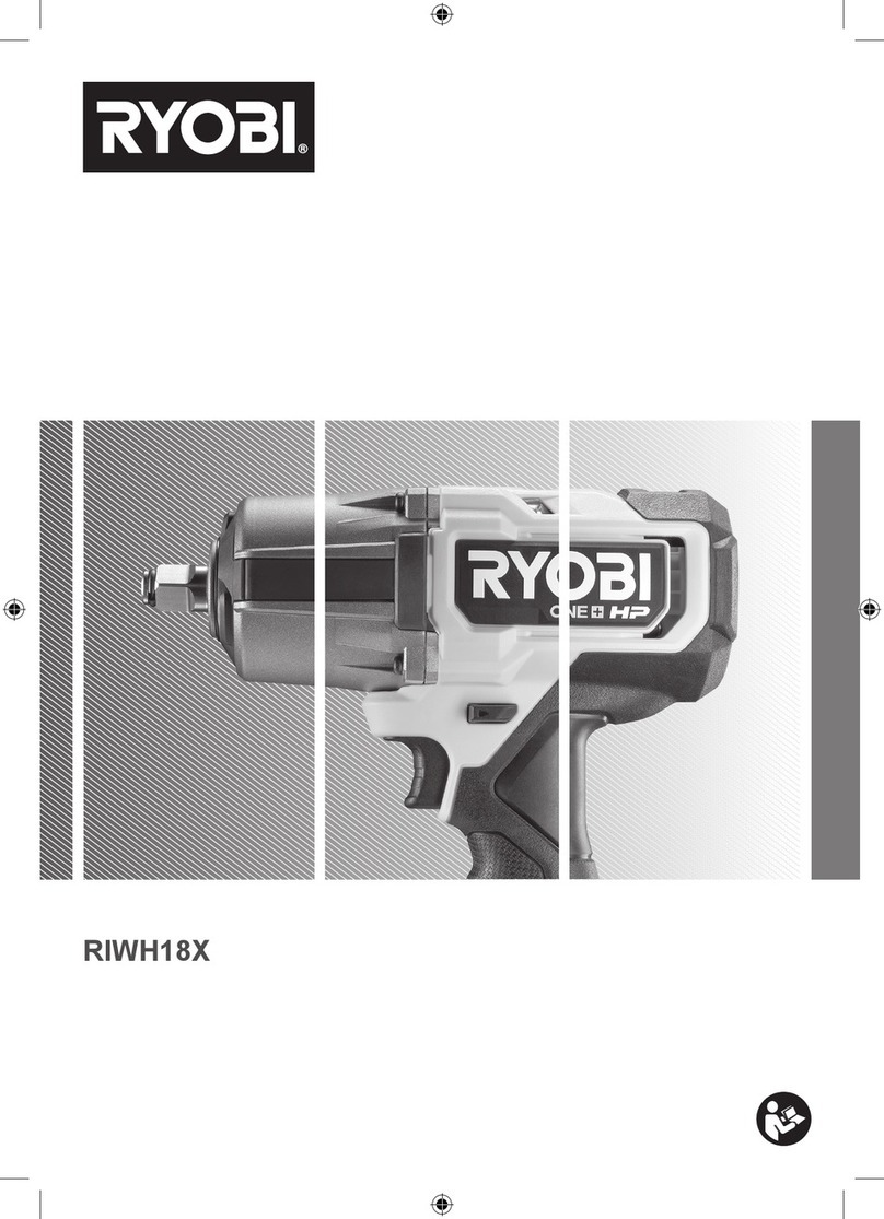 Ryobi RIWH18X User manual