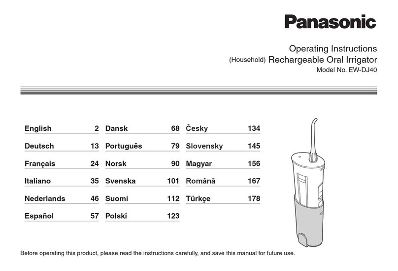 Panasonic EW-DJ40-W503 operating instructions