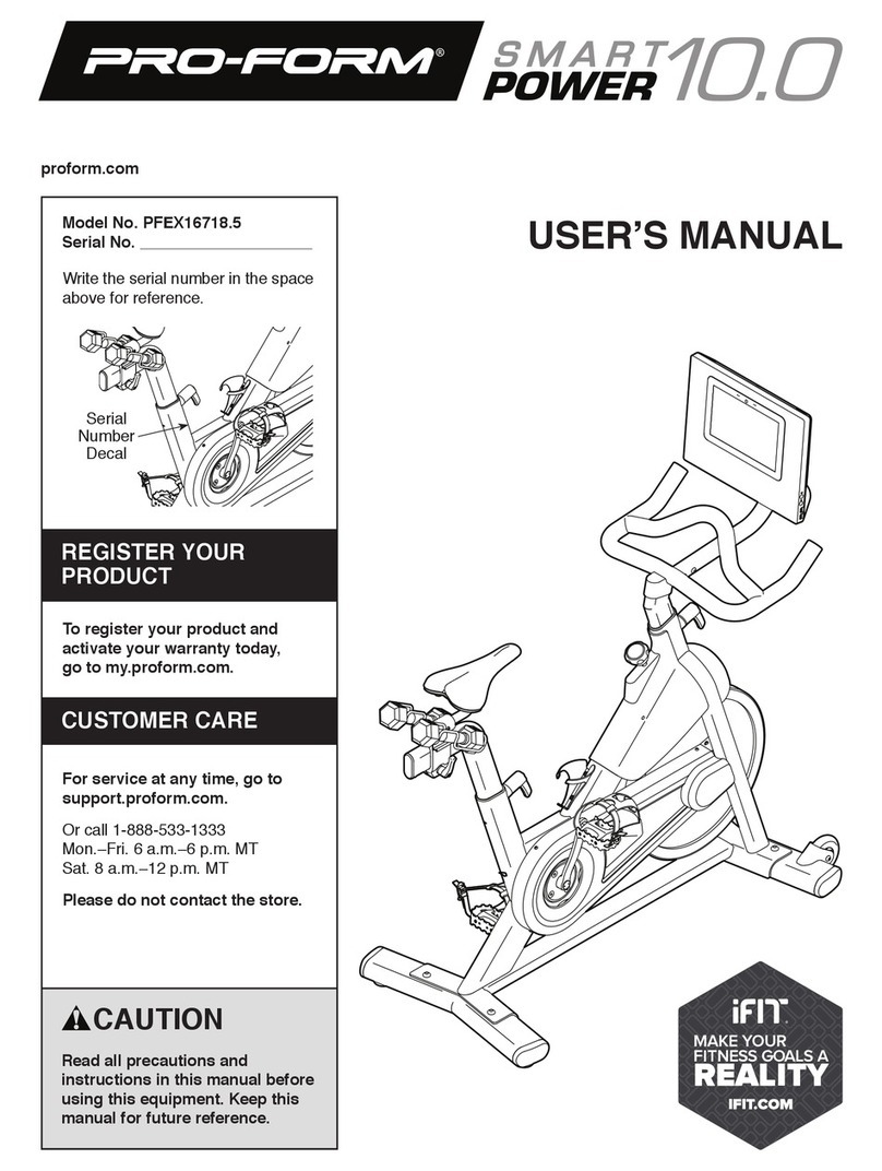 Pro-Form PFEX16718.5 User manual