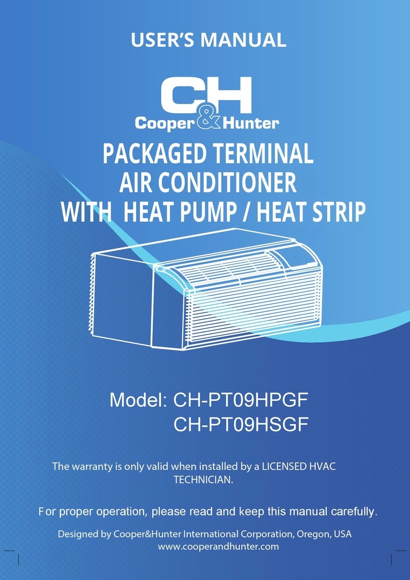 Cooper & Hunter CH-PT09HSGF User manual