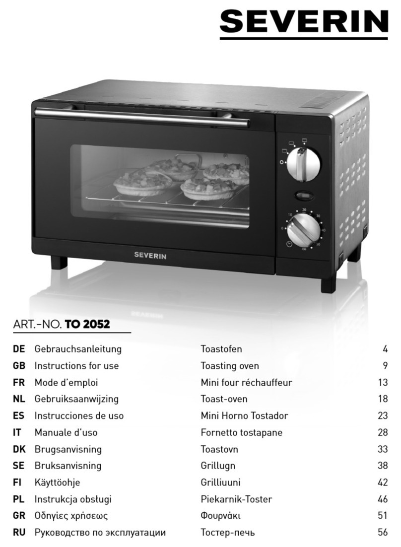 SEVERIN TO 2052 Instructions for use SEVERIN TO 2052 Instructions for use