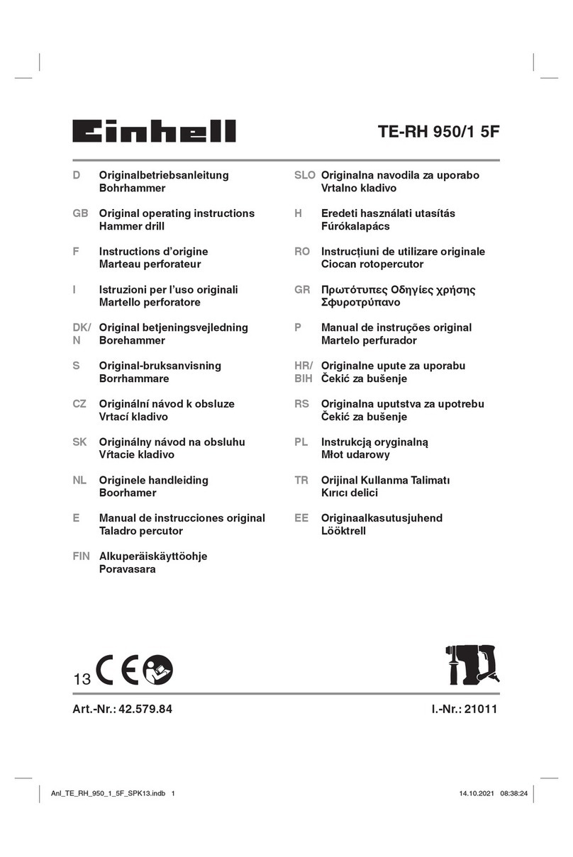 EINHELL TE-RH 950/1 5F User manual