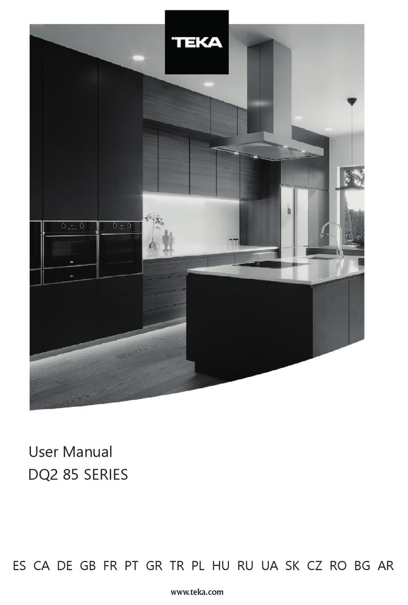 Teka DQ2 85 Series user manual