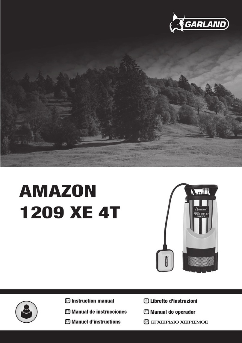 Garland AMAZON 1209 XE 4T instruction manual