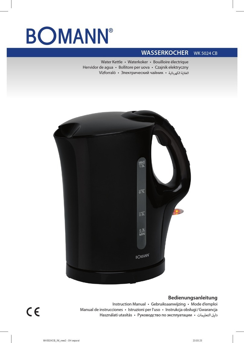BOMANN WK 5024 CB instruction manual