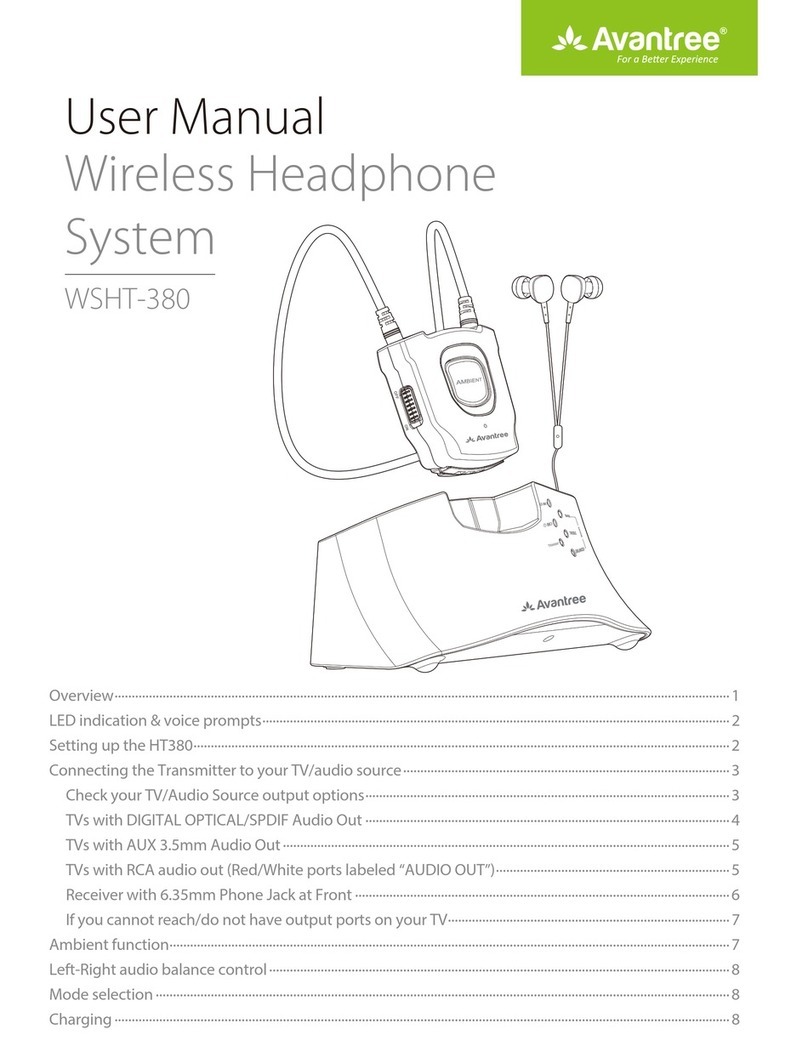 Avantree WSHT-380 user manual