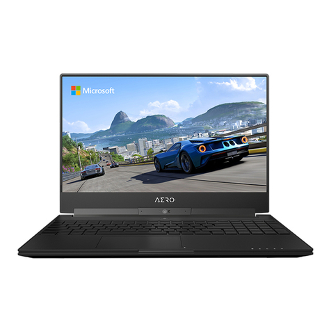 Gigabyte AERO 15X User manual