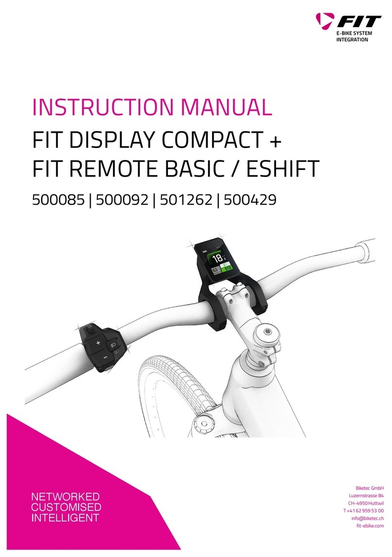 Biketec AG 500085 instruction manual