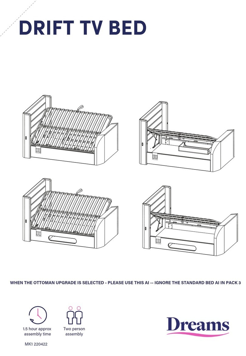 DREAMS DRIFT TV BED User manual DREAMS DRIFT TV BED User manual