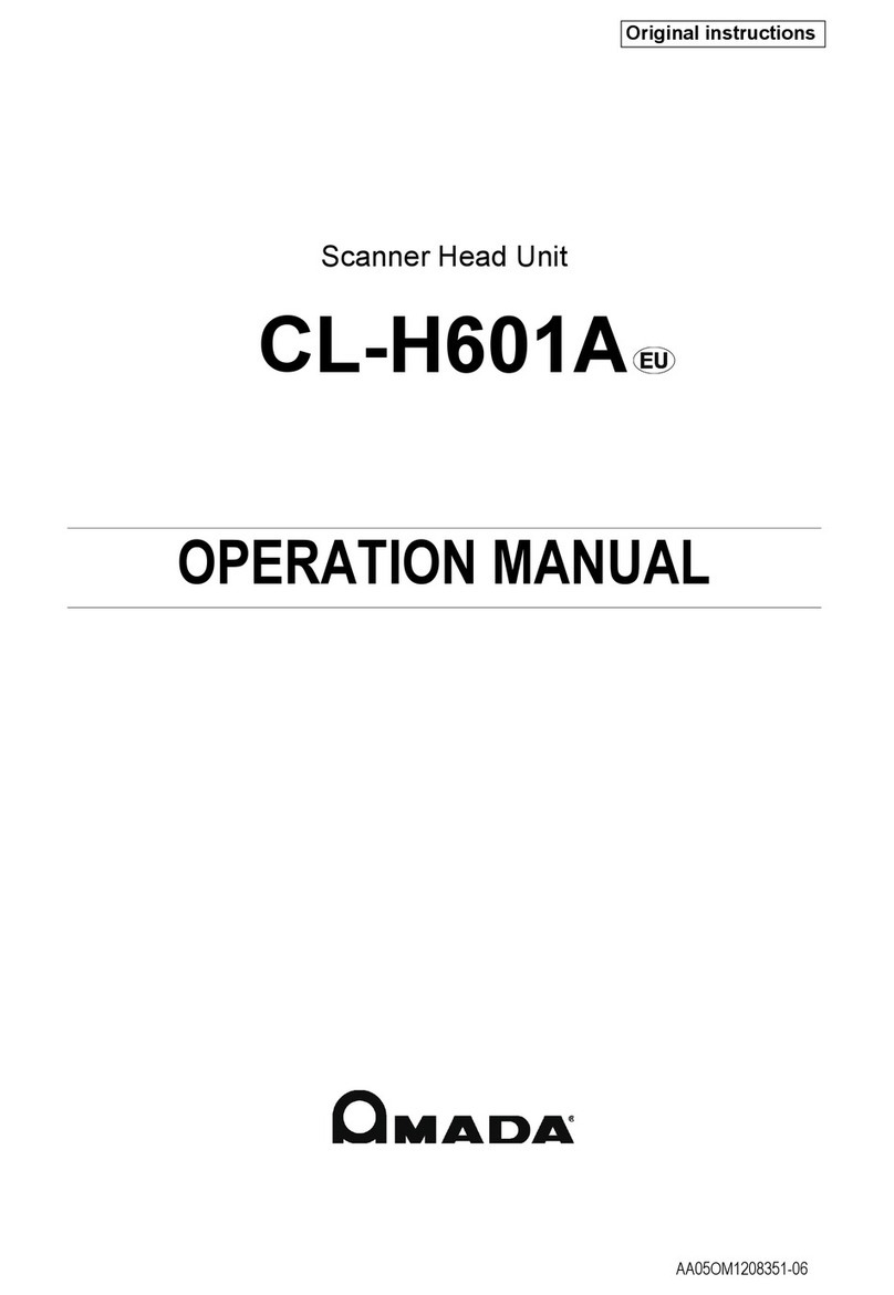 Amada CL-H601A User manual Amada CL-H601A User manual