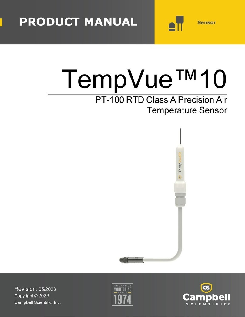 Campbell TempVue 10 User manual