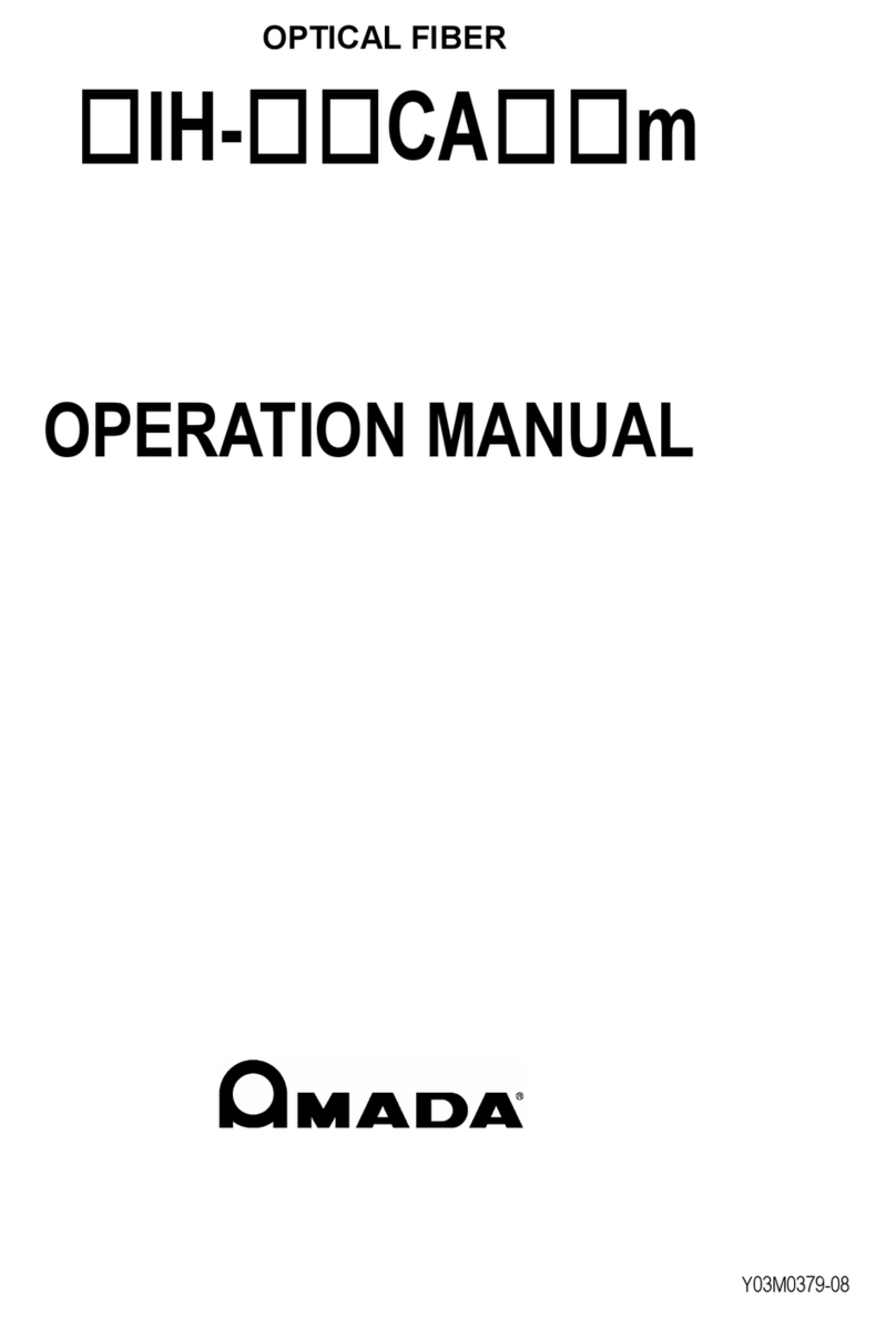 Amada IH CA m Series Operation manual