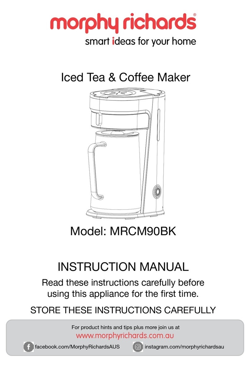 Morphy Richards MRCM90BK User manual