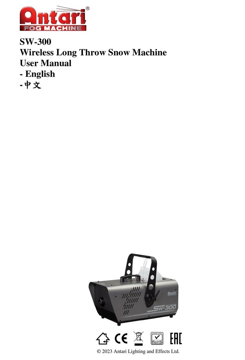 Antari SW-300 User manual