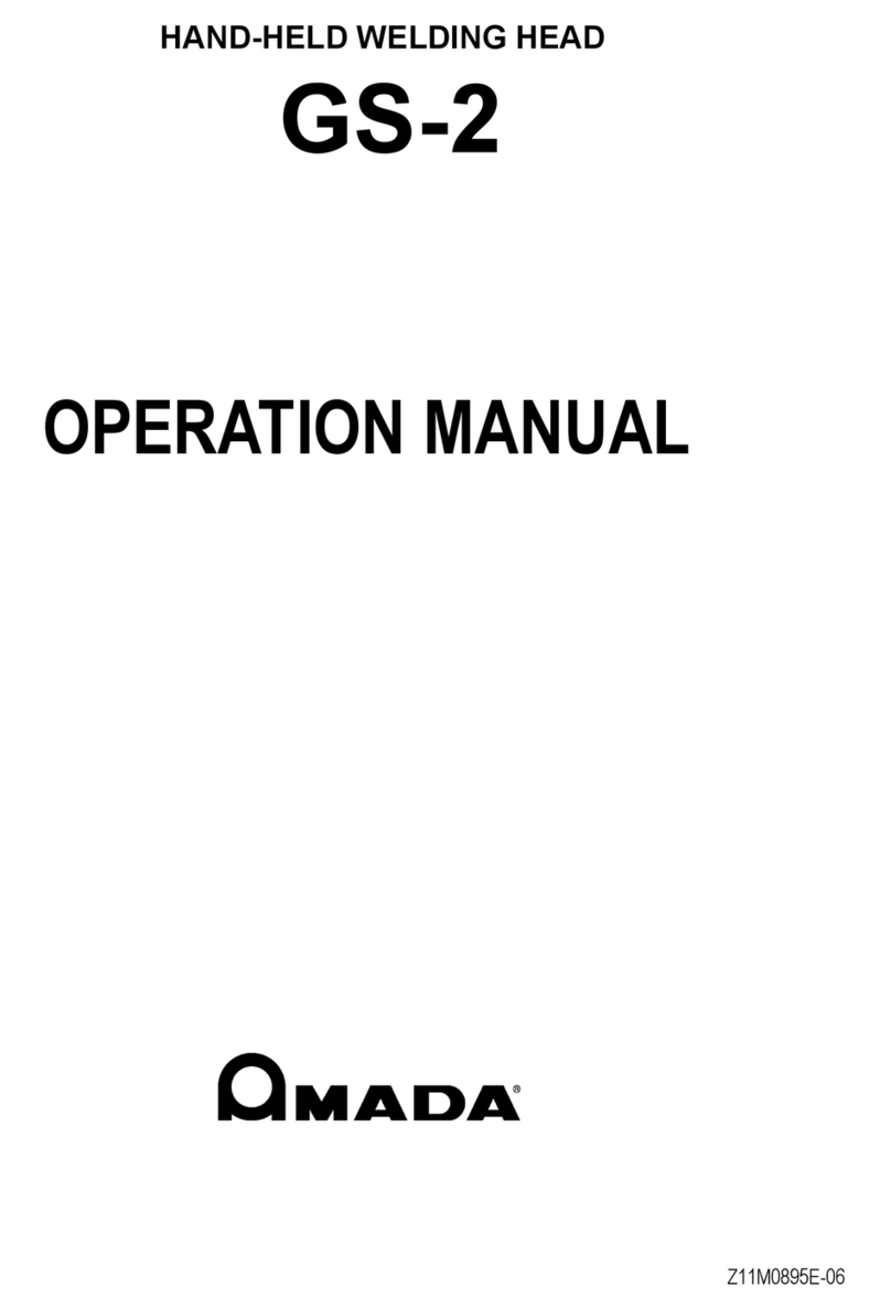 Amada GS-2 User manual