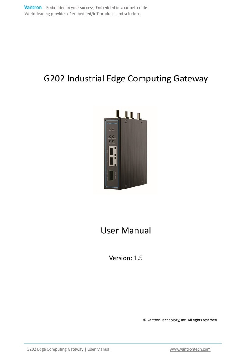 Vantron G202 User manual
