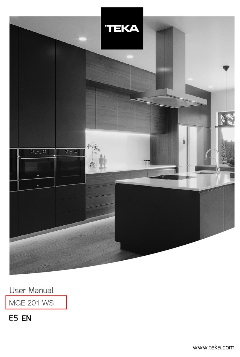 Teka MGE 201 WS User manual
